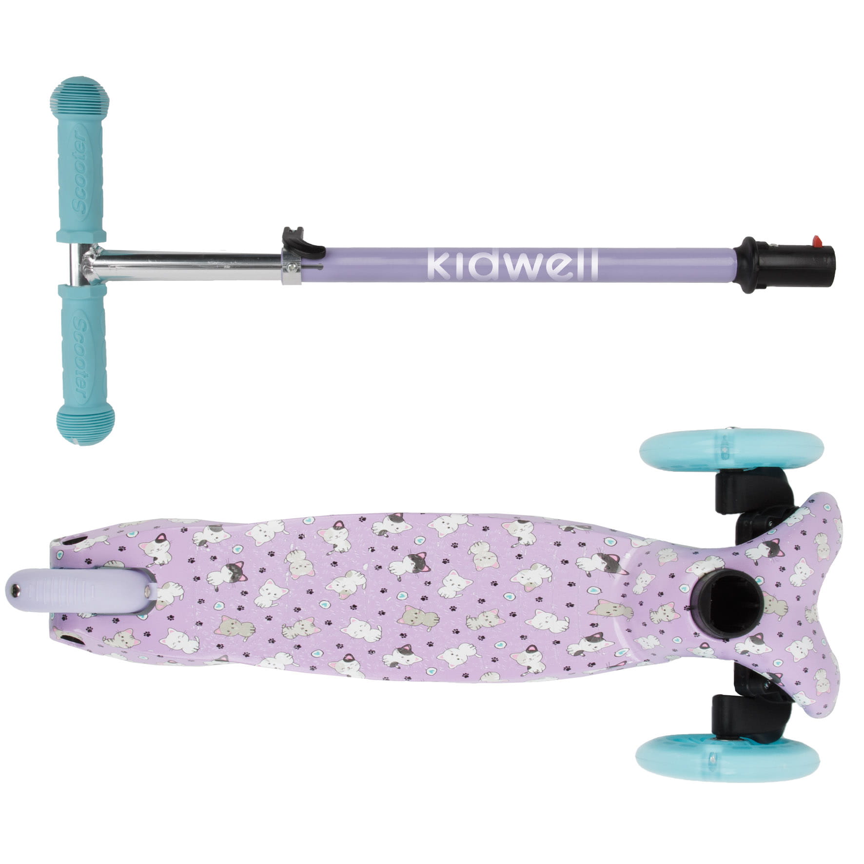 Триколісний самокат Kidwell UNO Kitty - Зображення 8