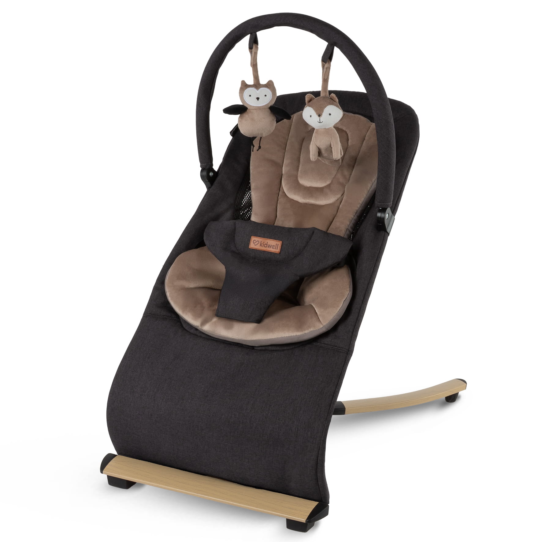 Шезлонг-гойдалка Kidwell RUBI Black/Gold - Зображення 2