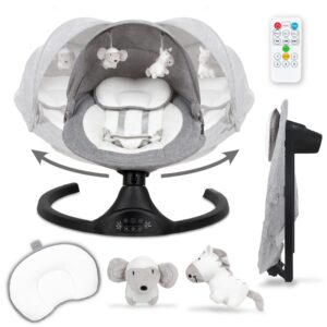 Шезлонг-гойдалка 2в1 Kidwell LUXI Dark Melange/Black