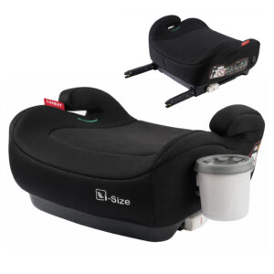 Автокрісло бустер Hanert Junior i-Size Black + підстаканник
