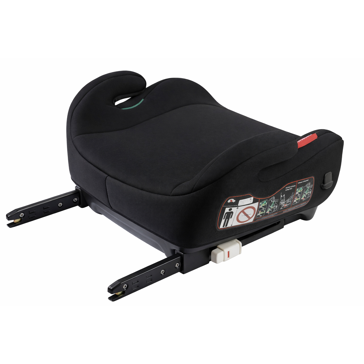 Автокрісло бустер Hanert Junior i-Size Black + підстаканник - Зображення 3