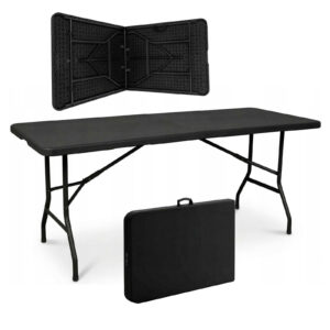 Стіл розкладний туристичний Hanert Family Table 180см Black
