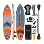 SUP дошка 335 см Rebel ACTIVE RBA-4507-OR із аксесуарами сапборд 170 кг 335 x 84 х 15 см Orange