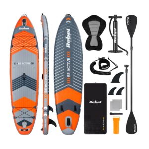 SUP дошка 335 см Rebel ACTIVE RBA-4507-OR із аксесуарами сапборд 170 кг 335 x 84 х 15 см Orange