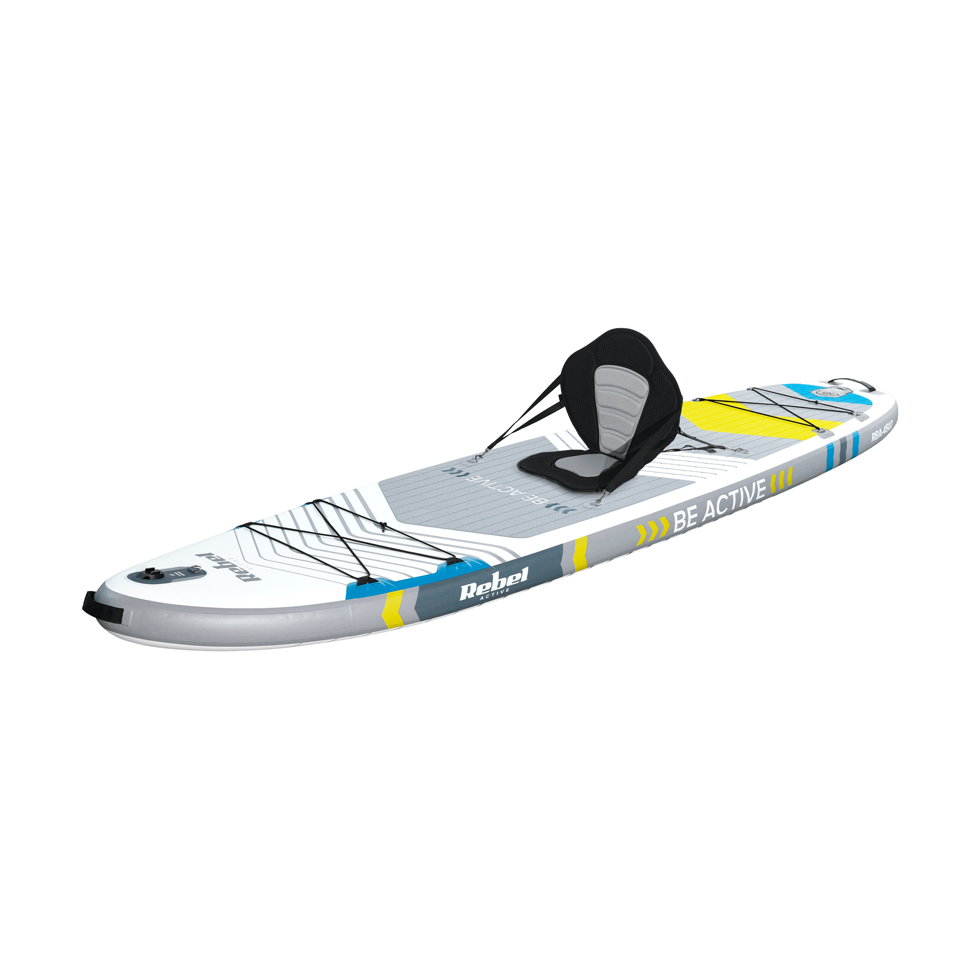 SUP дошка 335 см Rebel ACTIVE RBA-4507-WH із аксесуарами сапборд 170 кг 335 x 84 х 15 см White - Зображення 4